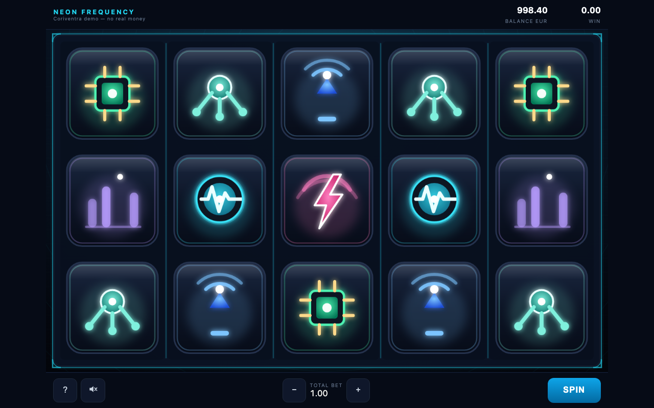 Neon Frequency demo gameplay